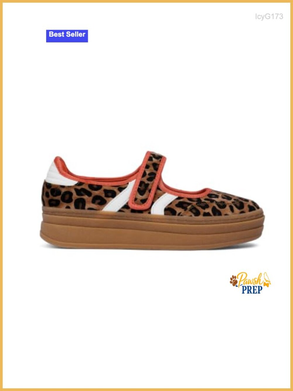 Retro Platform Mary Jane Sneakers Slip on Walking Flats Hook & Loop
